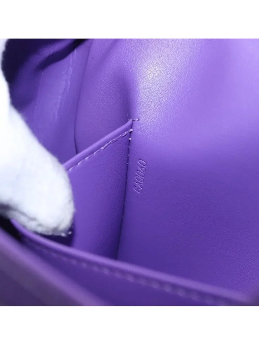 Authentic LOUIS VUITTON Monogram Vernis Thompson Street Purple Viole M91095